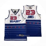 Camiseta All Star 2006 LeBron James NO 23 Azul Blanco