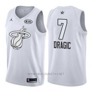 Camiseta All Star 2018 Miami Heat Goran Dragic NO 7 Blanco