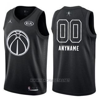 Camiseta All Star 2018 Washington Wizards Nike Personalizada Negro