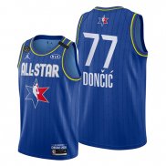 Camiseta All Star 2020 Dallas Mavericks Luka Doncic NO 77 Azul