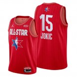 Camiseta All Star 2020 Denver Nuggets Nikola Jokic NO 15 Rojo
