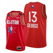 Camiseta All Star 2020 Los Angeles Clippers Paul George NO 13 Rojo