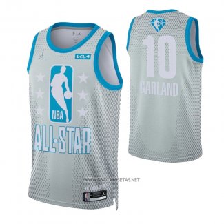 Camiseta All Star 2022 Cleveland Cavaliers Darius Garland NO 10 Gris