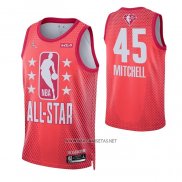 Camiseta All Star 2022 Utah Jazz Donovan Mitchell NO 45 Granate