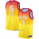 Camiseta All Star 2023 Denver Nuggets Nikola Jokic NO 15 Naranja