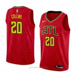 Camiseta Atlanta Hawks John Collins NO 20 Statement 2017-18 Rojo