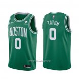Camiseta Boston Celtics Jayson Tatum NO 0 Icon 2021-22 Verde