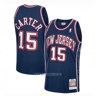 Camiseta Brooklyn Nets Vince Carter NO 15 Retro Azul