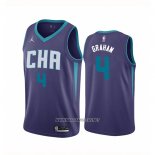 Camiseta Charlotte Hornets Devonte Graham NO 4 Statement Edition Violeta