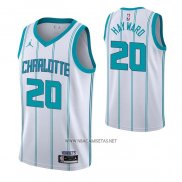 Camiseta Charlotte Hornets Gordon Hayward NO 20 Association 2020-21 Blanco