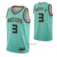 Camiseta Charlotte Hornets Terry Rozier III NO 3 Ciudad 2020-21 Verde