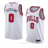 Camiseta Chicago Bulls Antonius Cleveland NO 0 Association 2018 Blanco