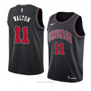 Camiseta Chicago Bulls Derrick Walton NO 11 Statement 2018 Negro