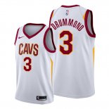 Camiseta Cleveland Cavaliers Andre Drummond NO 3 Association 2019-20 Blanco