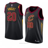 Camiseta Cleveland Cavaliers Brandon Knight NO 20 Statement 2018 Negro