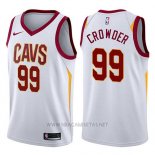 Camiseta Cleveland Cavaliers Jae Crowder NO 99 Swingman Association 2017-18 Blanco
