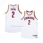 Camiseta Cleveland Cavaliers Kyrie Irving NO 2 Retro Blanco