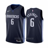 Camiseta Dallas Mavericks Kristaps Porzingis NO 6 Statement 2019-20 Azul