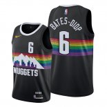 Camiseta Denver Nuggets Keita Bates Diop NO 6 Ciudad 2019-20 Negro