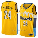 Camiseta Denver Nuggets Mason Plumlee NO 24 Statement 2018 Amarillo