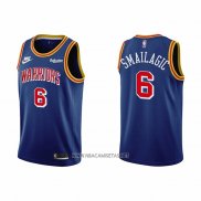 Camiseta Golden State Warriors Alen Smailagic NO 6 75th Anniversary Azul