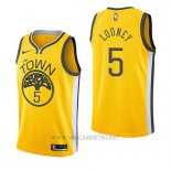 Camiseta Golden State Warriors Kevon Looney NO 5 Earned 2018-19 Amarillo