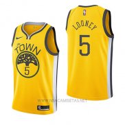 Camiseta Golden State Warriors Kevon Looney NO 5 Earned 2018-19 Amarillo