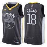 Camiseta Golden State Warriors Omri Casspi NO 18 Statement 2017-18 Gris
