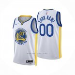 Camiseta Golden State Warriors Personalizada Association 2024-25 Blanco