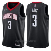 Camiseta Houston Rockets Chris Paul NO 3 2017-18 Negro