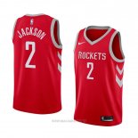 Camiseta Houston Rockets Demetrius Jackson NO 2 Icon 2018 Rojo