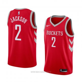Camiseta Houston Rockets Demetrius Jackson NO 2 Icon 2018 Rojo
