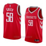 Camiseta Houston Rockets Gerald Green NO 58 Icon 2018 Rojo