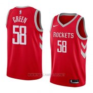 Camiseta Houston Rockets Gerald Green NO 58 Icon 2018 Rojo