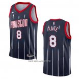 Camiseta Houston Rockets Jae'sean Tate NO 8 Ciudad 2022-23 Negro