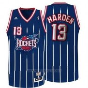 Camiseta Houston Rockets James Harden NO 13 Retro Azul