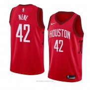 Camiseta Houston Rockets Nene NO 42 Earned 2018-19 Rojo