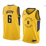 Camiseta Indiana Pacers Cory Joseph NO 6 Statement 2018 Amarillo
