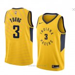 Camiseta Indiana Pacers Joe Young NO 3 Statement 2018 Amarillo