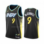 Camiseta Indiana Pacers T.J. McConnell NO 9 Ciudad 2021-22 Azul