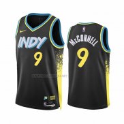 Camiseta Indiana Pacers T.J. Mcconnell NO 9 Ciudad 2023-24 Negro