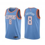 Camiseta Los Angeles Clippers Danilo Gallinari NO 8 Ciudad Azul