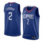 Camiseta Los Angeles Clippers Kawhi Leonard NO 2 Icon 2019-20 Azul