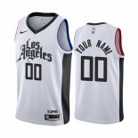 Camiseta Los Angeles Clippers Personalizada Ciudad 2019-20 Blanco