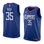 Camiseta Los Angeles Clippers Willie Reed NO 35 Icon 2018 Azul