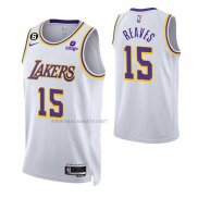 Camiseta Los Angeles Lakers Austin Reaves NO 15 Association 2022-23 Blanco