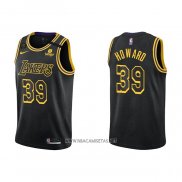 Camiseta Los Angeles Lakers Dwight Howard NO 39 Mamba 2021-22 Negro