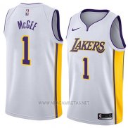 Camiseta Los Angeles Lakers Javale Mcgee NO 1 Association 2018 Blanco