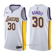 Camiseta Los Angeles Lakers Julius Randle NO 30 Association 2017-18 Blanco