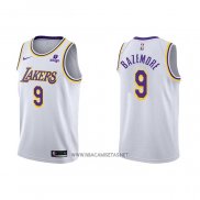 Camiseta Los Angeles Lakers Kent Bazemore NO 9 Association 2021-22 Blanco